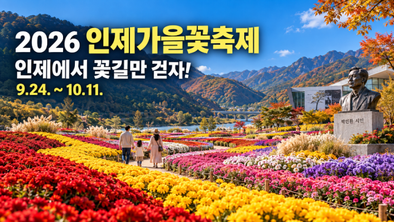 2026 인제가을꽃축제 총정리｜일정,주차,공연, 강원도 가볼만한곳