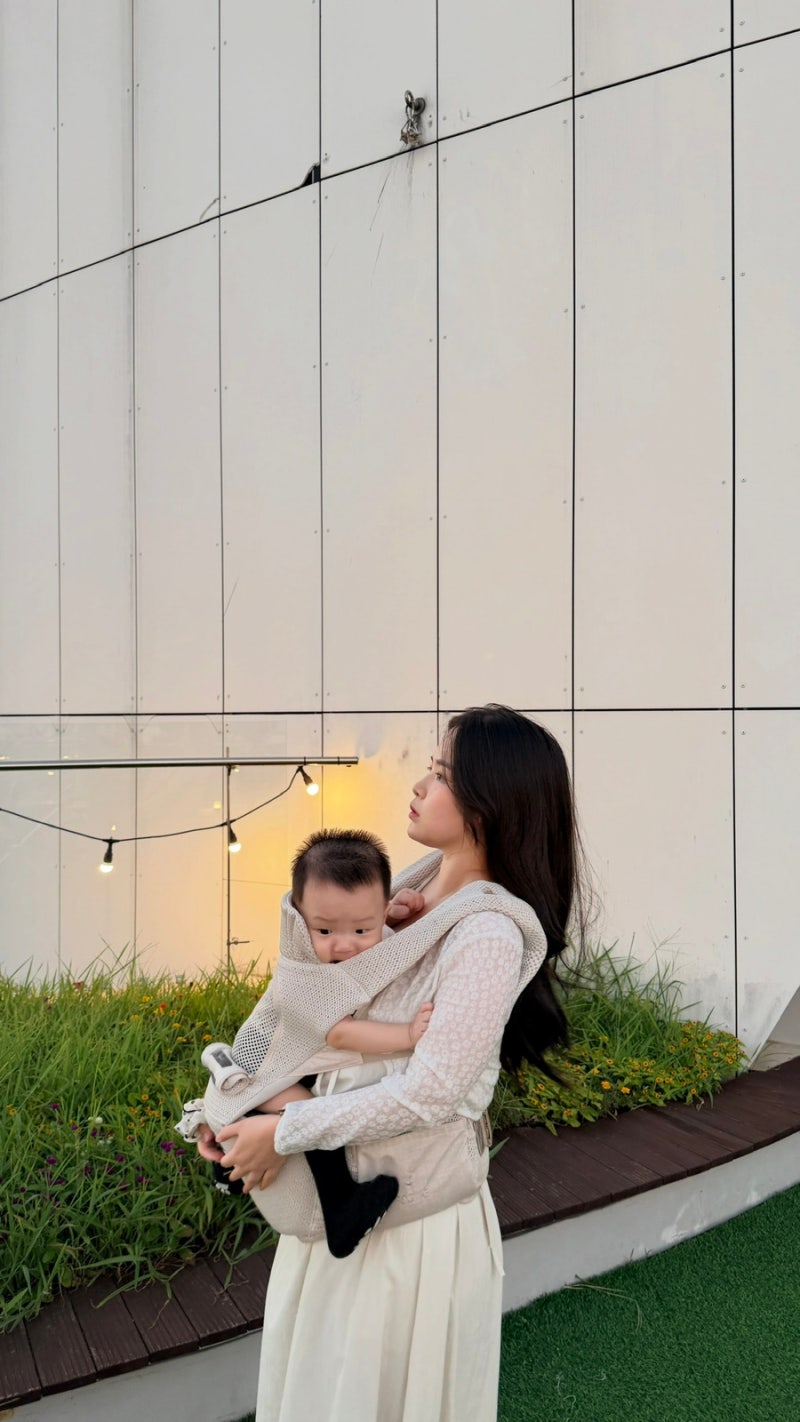 7개월 아기띠 추천, 포그내 맥스비 플로우 2in1 힙시트 아기띠 사용 후기