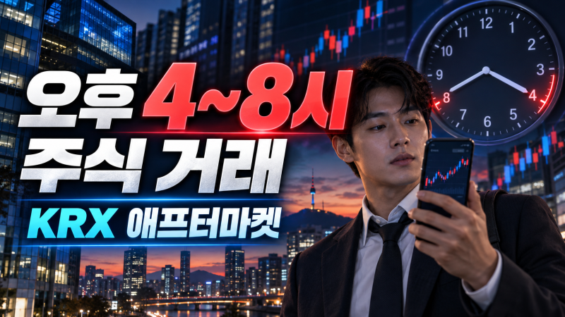 한국거래소 애프터마켓 거래방법｜오후 4~8시 주식 거래 총정리