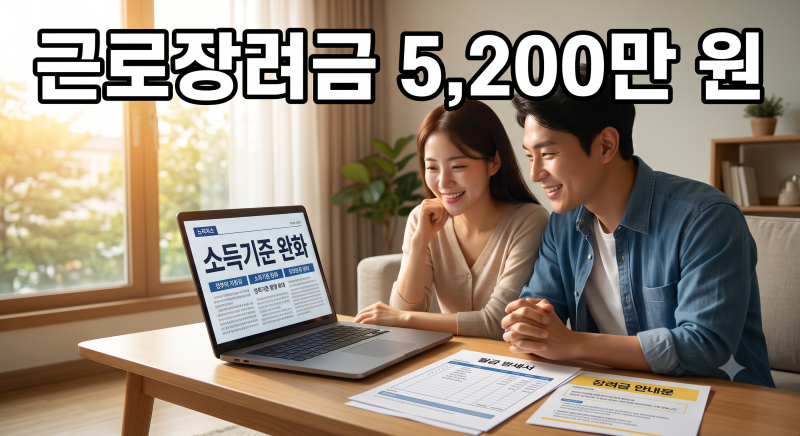 [단독] 2027 근로장려금 확 바뀐다! 금액 인상 및 소득기준 확대 혜택(ft. 단독가구/홑벌이/맞벌....