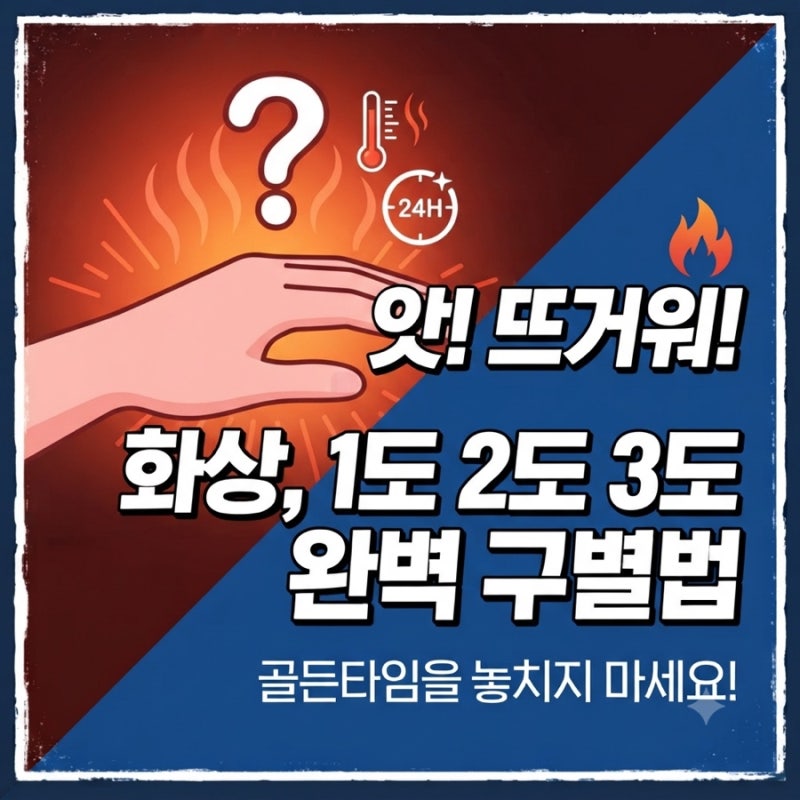 앗! 뜨거워! 화상 1편, 1도 2도 3도 완벽 구별법