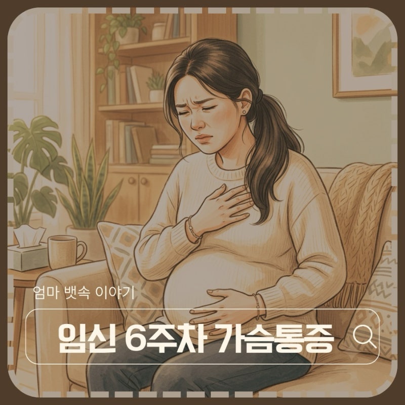 임신 6주차 가슴통증, 이거 정상인가요? 원인과 관리법