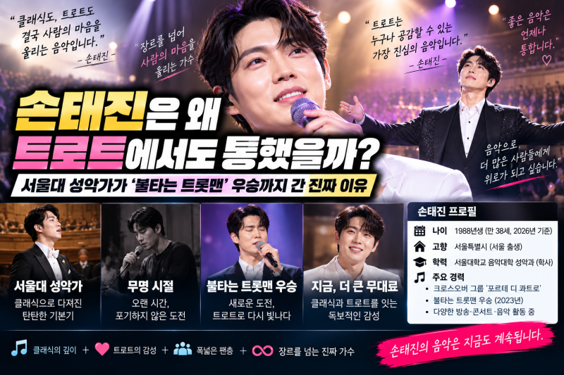 손태진은 왜 트로트에서도 통했을까?｜서울대 성악가가 ‘불타는 트롯맨’ 우승까지 간 진....