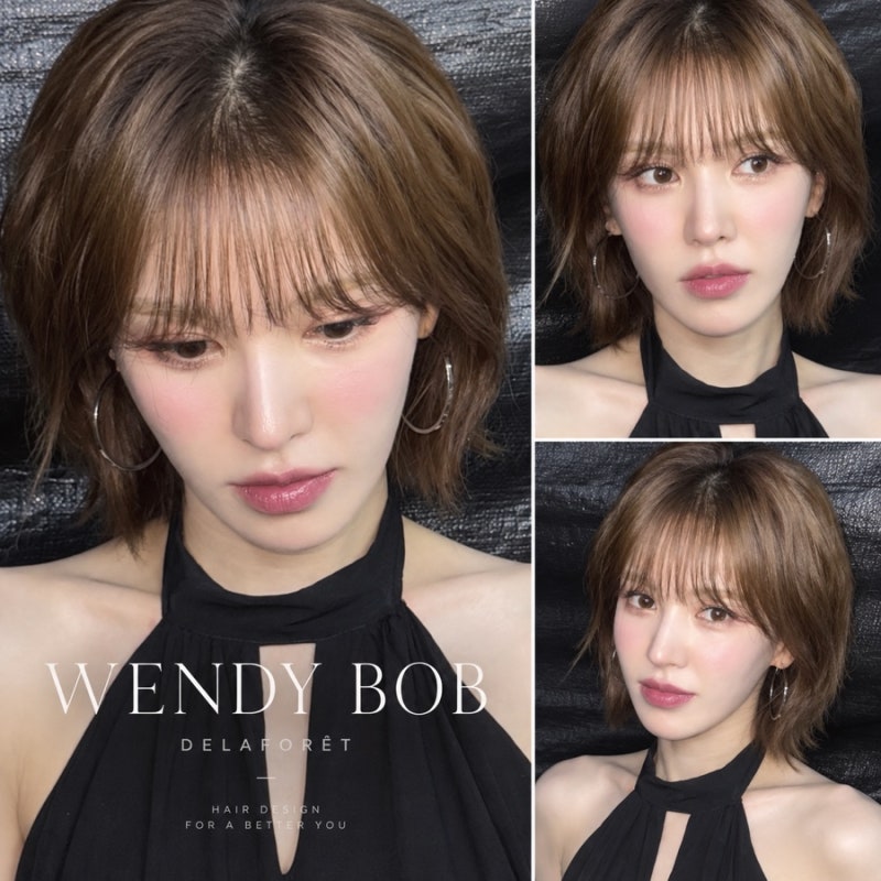 분명 같은 단발인데..내 머리는 왜 자꾸 얼굴에 붙을까?미친 옆볼륨, 손질 쉬운 웬디단발 부....