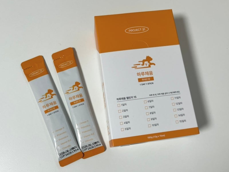 고양이 종합 영양제 추천, 프로젝트21 하루채움 성분과 급여 후기