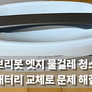 에브리봇 엣지 물걸레 청소기 전원 안들어오는 문제 배터리 교체로 해결한 후기