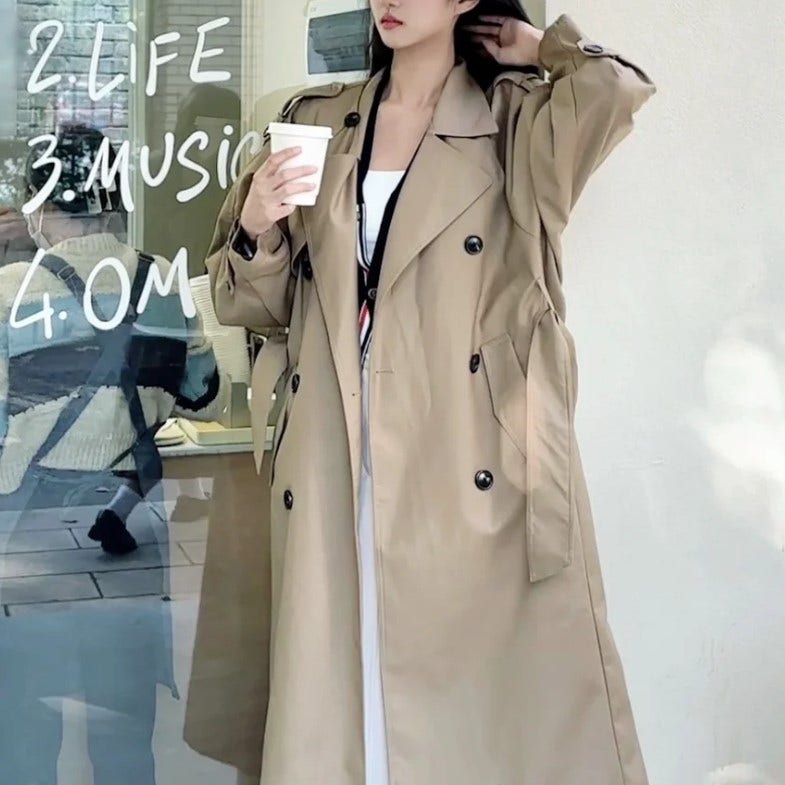 버버리 여성 트렌치코트 캐슬포드 코디법
