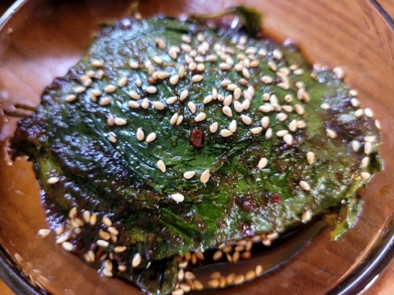 아버지의 정성이 가득 담긴 노지깻잎 장아찌 황금레시피