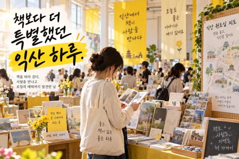 익산 읽페어 2026, 책만 보러 갔다가 로컬의 매력까지 발견한 이유