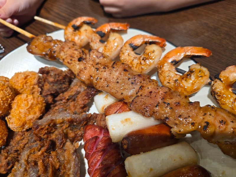 해운대전통시장 맛집 스큐어 앤 프라이 SKewer & Fry 아이들과 방문한 후기