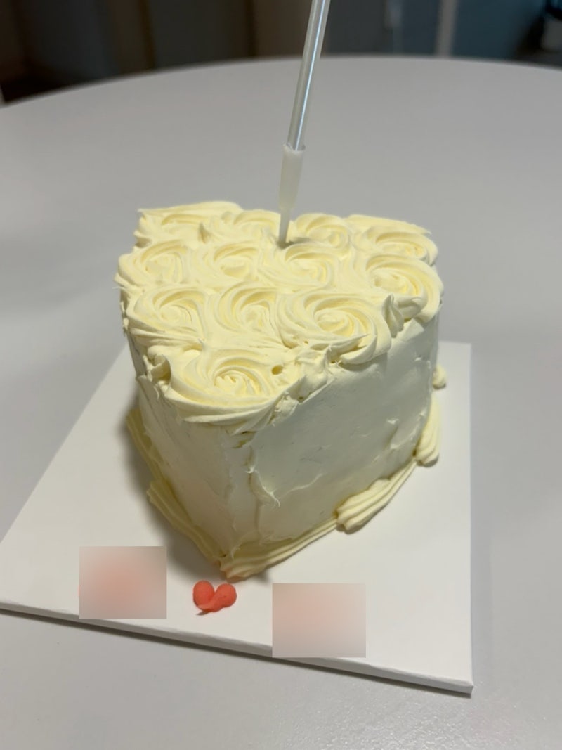 강남 레터링케이크 쏘스윗 강남 하트케이크 27,000원 후기 당일 주문 가능한 가성비 생일케이....