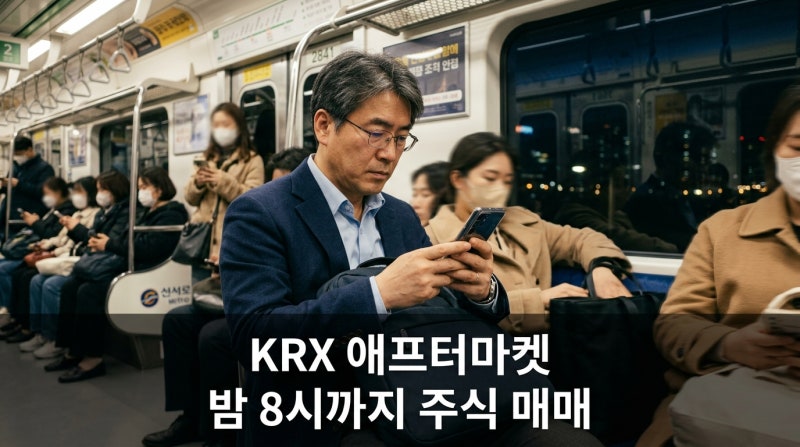오늘부터 밤 8시까지! KRX 애프터마켓 시간·거래방법과 주의사항 3가지 (ETF 거래 불가?)