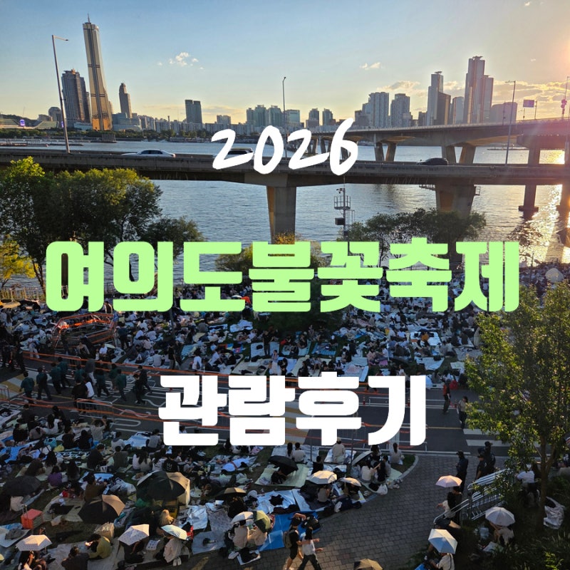[2026 여의도불꽃축제] 절망편 다녀온후기 폭망후기 이촌한강공원 원효대교 성촌공원 이마트....