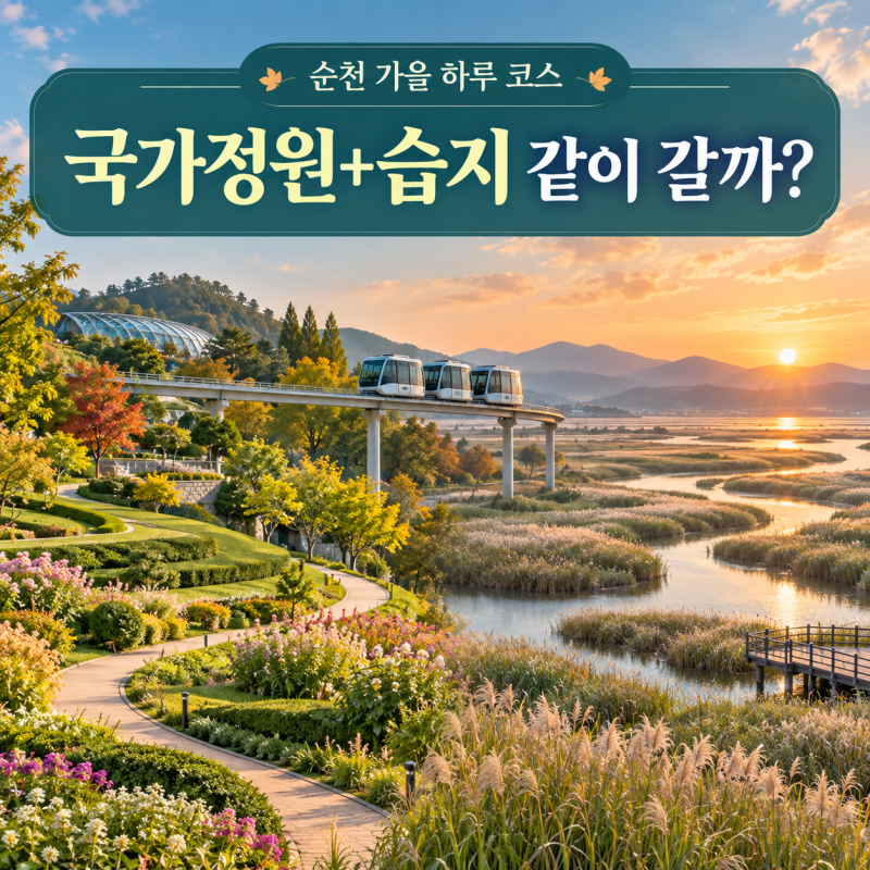 순천만국가정원·순천만습지 하루 코스｜스카이큐브·주차·일몰 동선