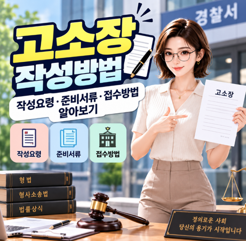 고소장 작성방법｜작성요령·준비서류·접수방법 알아보기