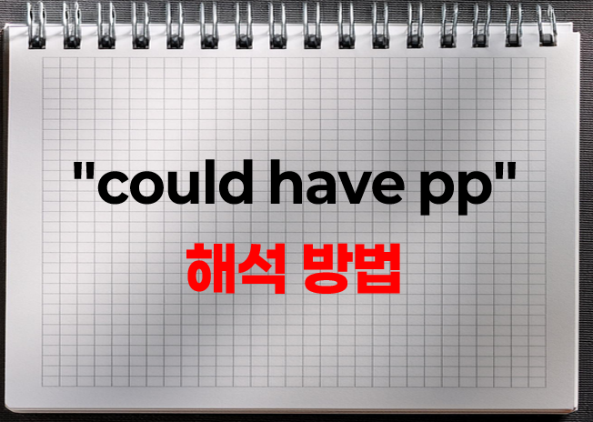 could have p.p. 완벽 정리