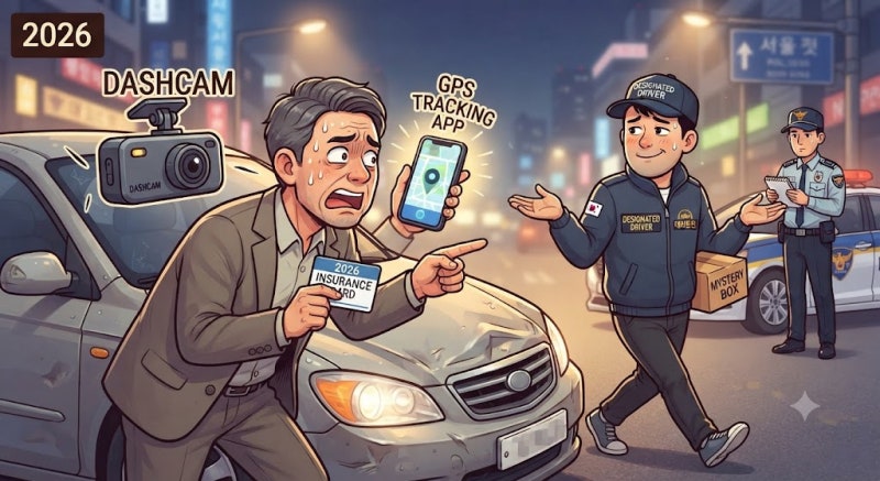 대리기사가 사고 내고 갔다면 2026 보상보다 먼저 갈리는 신고·증거 순서