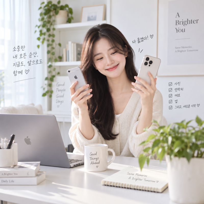 아이폰 데이터 옮기기 새 아이폰 빠른 시작으로 가장 쉽게 하는 방법