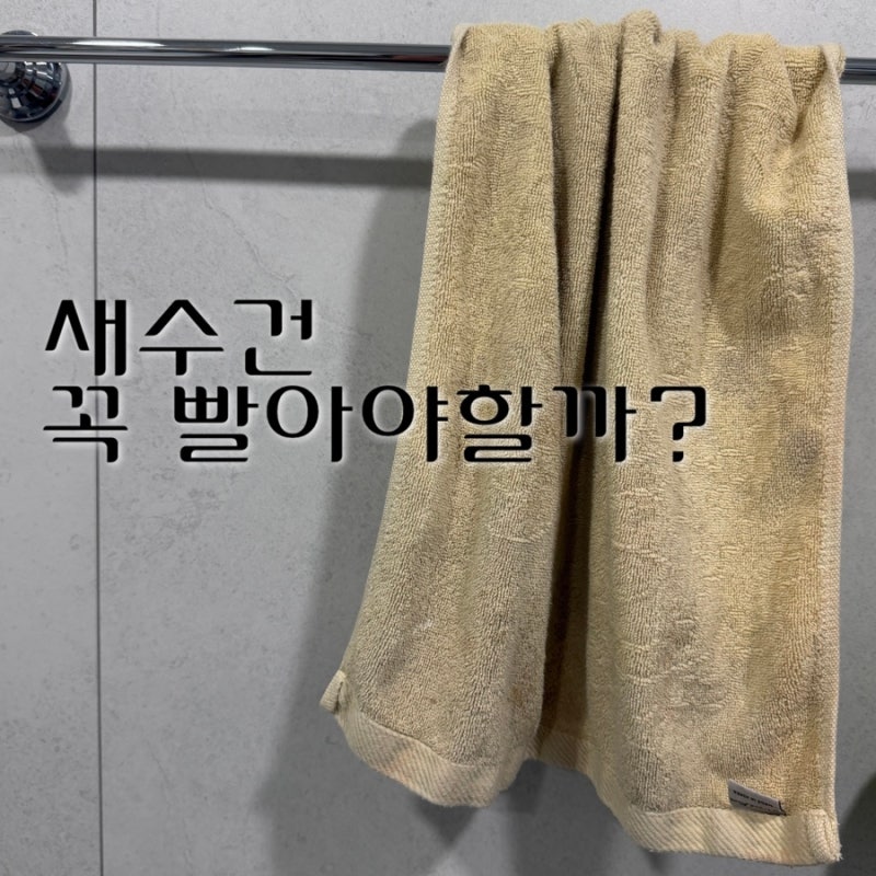 새 수건 세탁 꼭 해야 할까? 한 번 빨고 써야 하는 이유