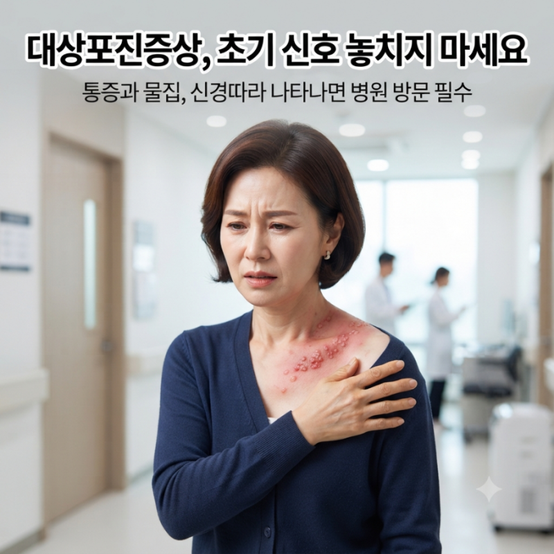 대상포진증상, 초기에 알아야 치료 시기를 놓치지 않습니다