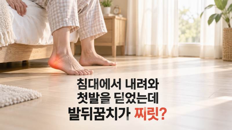 족저근막염에 좋은 신발은 따로 있다? 깔창과 실내화 선택 기준, 아침 스트레칭까지