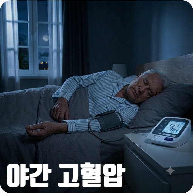 야간 고혈압 뜻, 위험한 이유, 원인, 치료와 예방