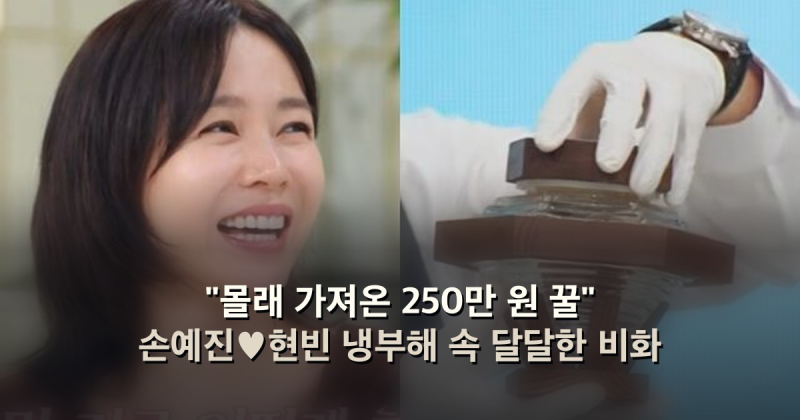 "몰래 가져온 250만 원 꿀" 손예진♥현빈 냉부해 속 달달한 비화