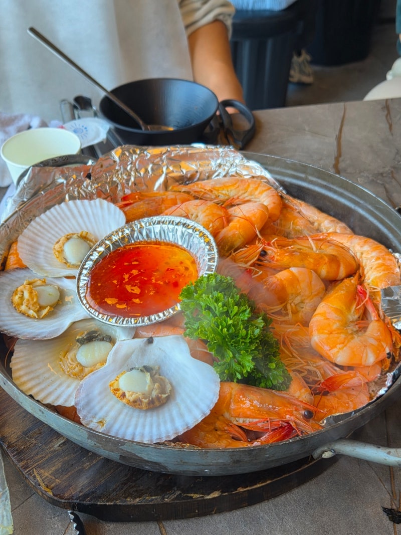 을왕리 대하구이 맛집, 청춘조개 내돈내산 후기