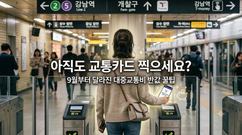 대중교통비 최대 60% 절약하는 법! 태그리스 설정부터 모두의카드 환급까지