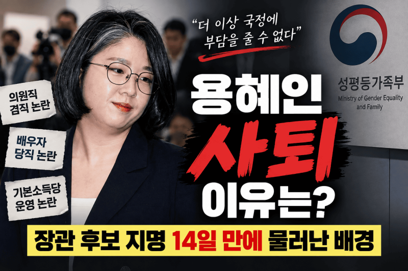 용혜인 사퇴 이유 │ 의원직 겸직 고수하다 지명 14일 만에 물러난 결정적 배경