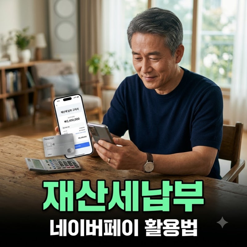 9월 재산세 네이버페이 납부 방법과 포인트 사용 주의사항