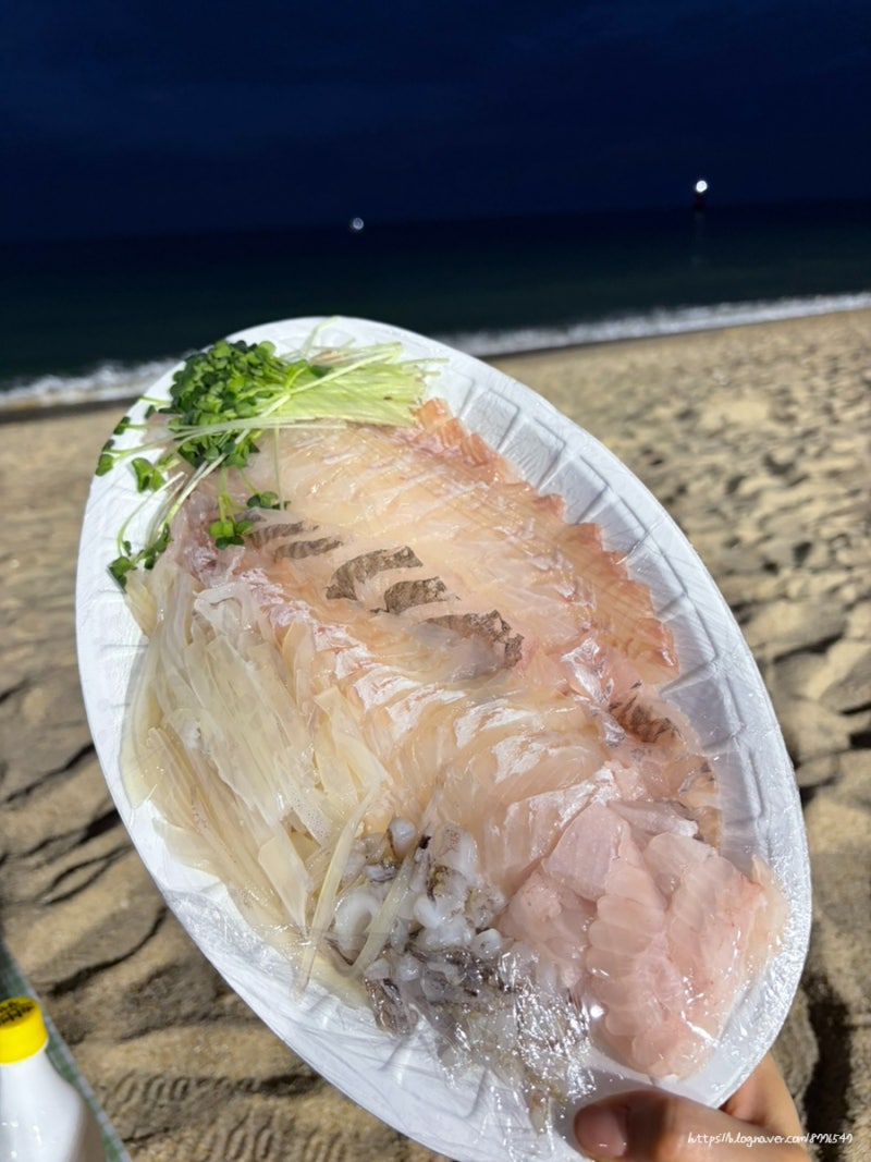 강릉중앙시장회포장 맛집 유성상회 광어 우럭 오징어 세트 후기
