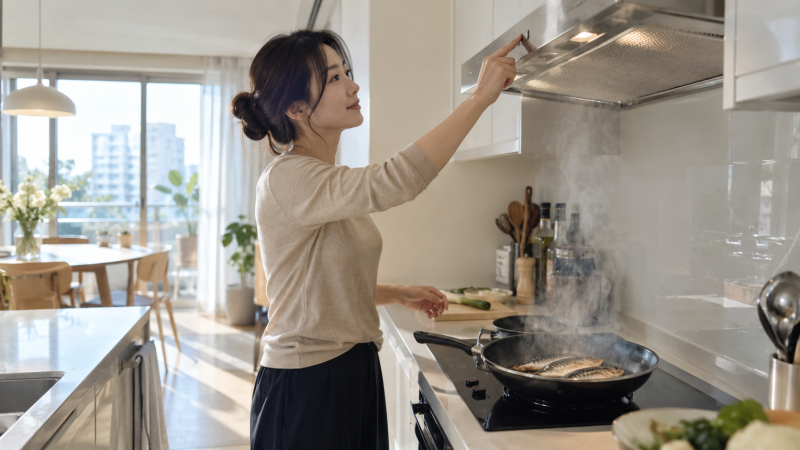 주방 냄새 3일 가는 집, 창문 열기부터 틀렸어요