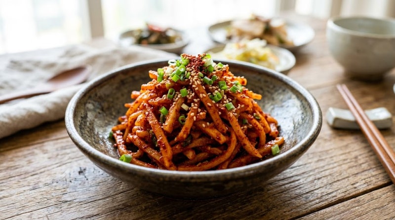 무말랭이무침 맛있게 만드는 방법 오독오독한 식감 살리는 황금레시피