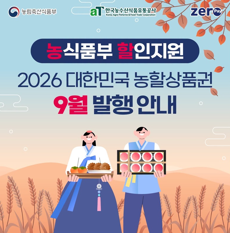 2026 농할상품권 9월 발행｜20% 할인·서울 경기 구매일정·사용처 총정리