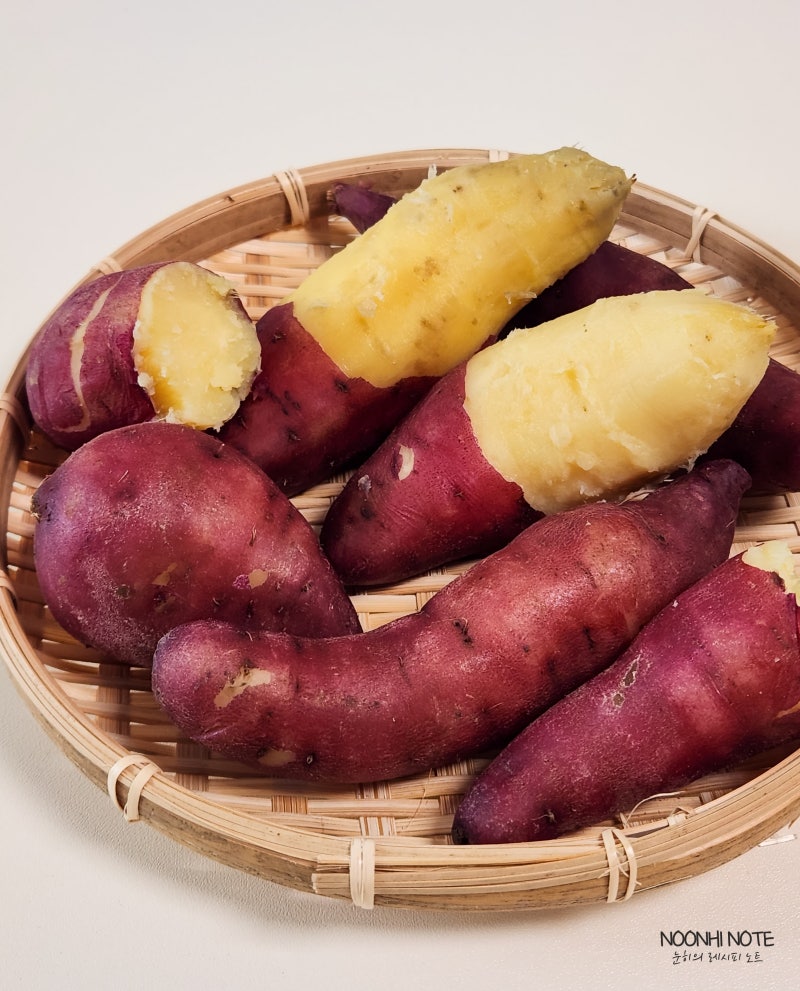 고구마찌는법 찜기 찌는 시간 달고 부드럽게 찌는 방법