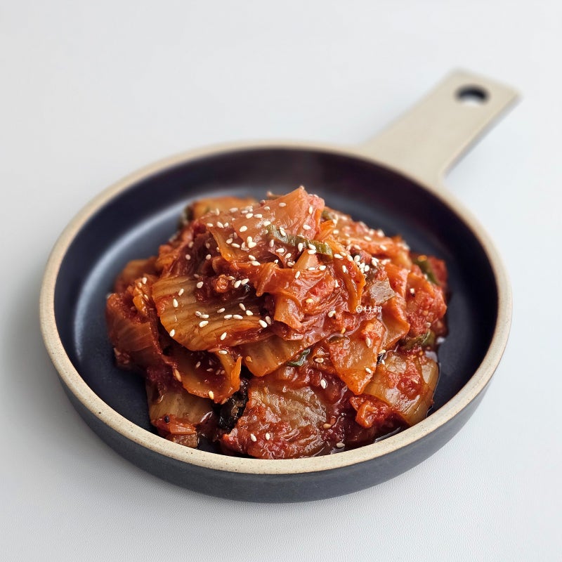 들기름 김치볶음 레시피 두부김치로 먹어도 맛있는 볶음김치 만드는법