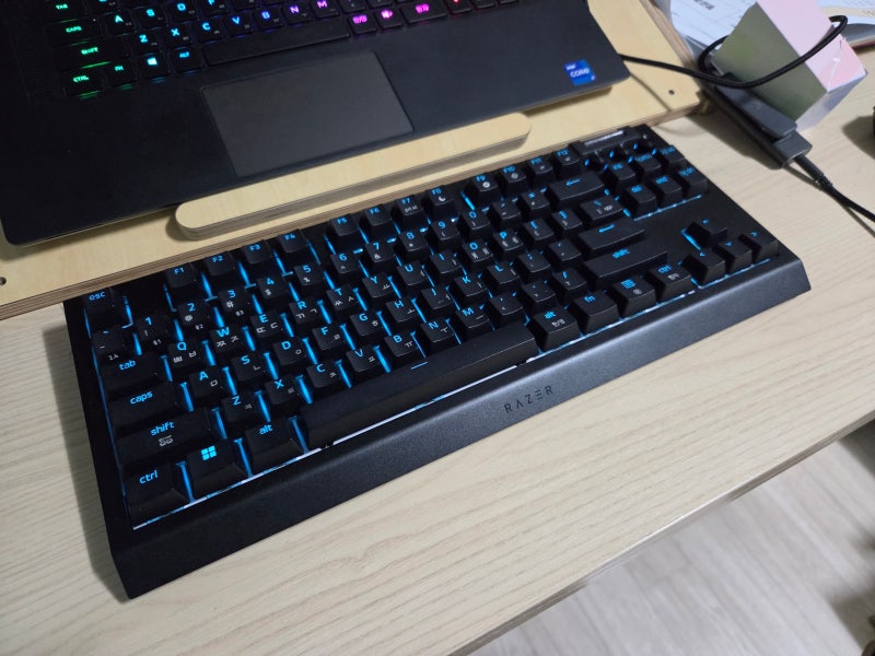 레이저 블랙위도우 V4 TKL 하이퍼스피드 2달 실사용 후기