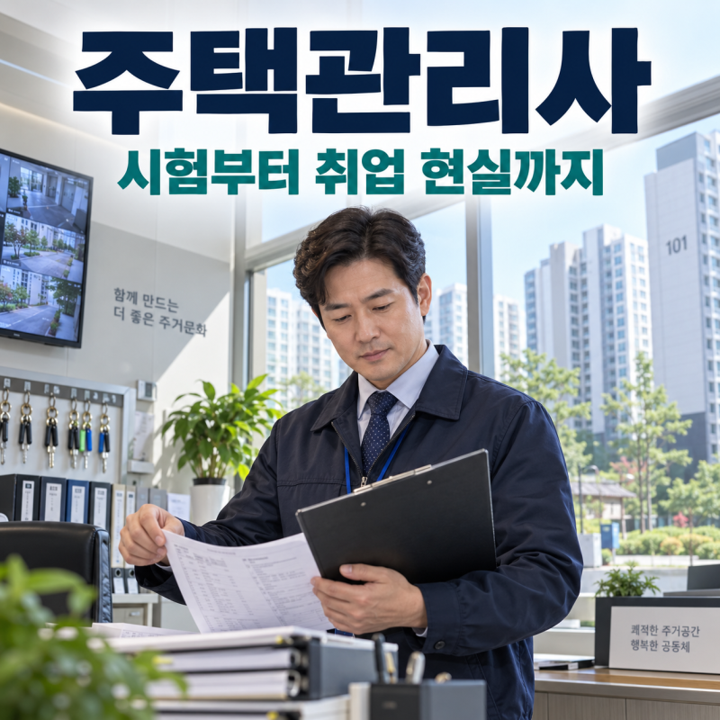 주택관리사 시험부터 취업까지, 2026년 일정과 현실적인 준비 방법