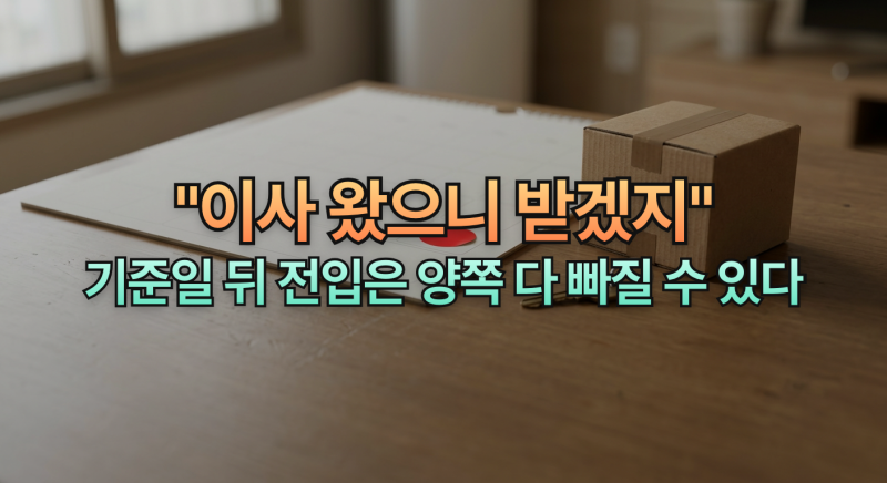 "이사 왔으니 받겠지" 추석 민생지원금, 기준일 뒤 전입은 양쪽 다 빠질 수 있다
