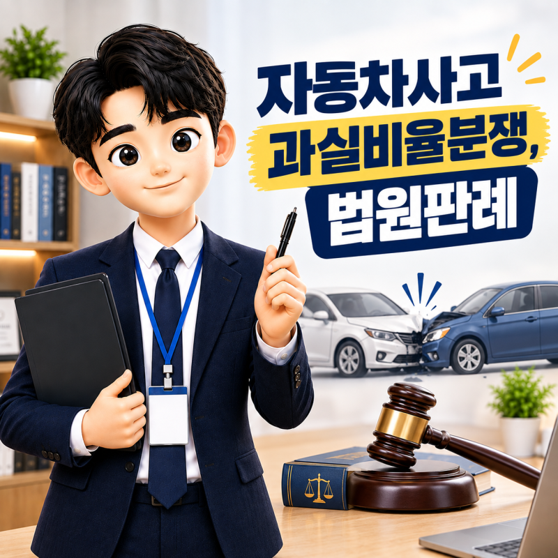자동차사고 과실비율 분쟁, 법원 판례로 알아보는 과실비율과 보험금
