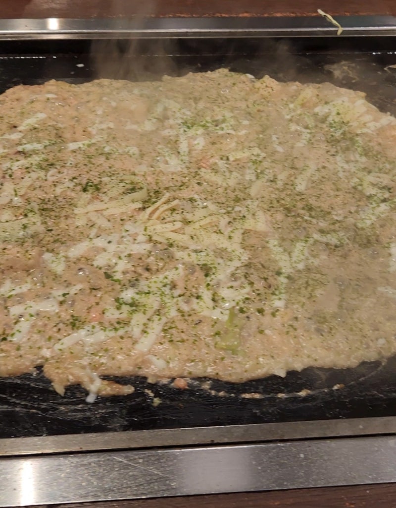 후쿠오카 현지 몬자야끼 후기 호불호 갈리는 비주얼과 실제 맛은