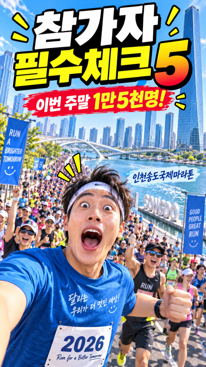 2026 인천송도국제마라톤 일정 코스 참가인원 준비물 총정리