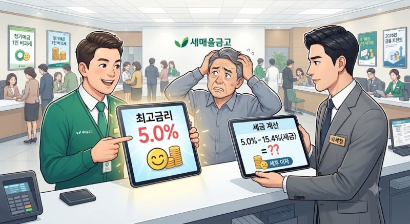 새마을금고 정기예금 특판, 2026년 최고금리보다 이자 갈리는 조건