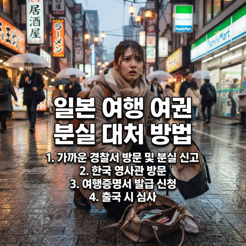 일본 여행 중 여권 분실했다면? 긴급 여권 신청 순서 정리