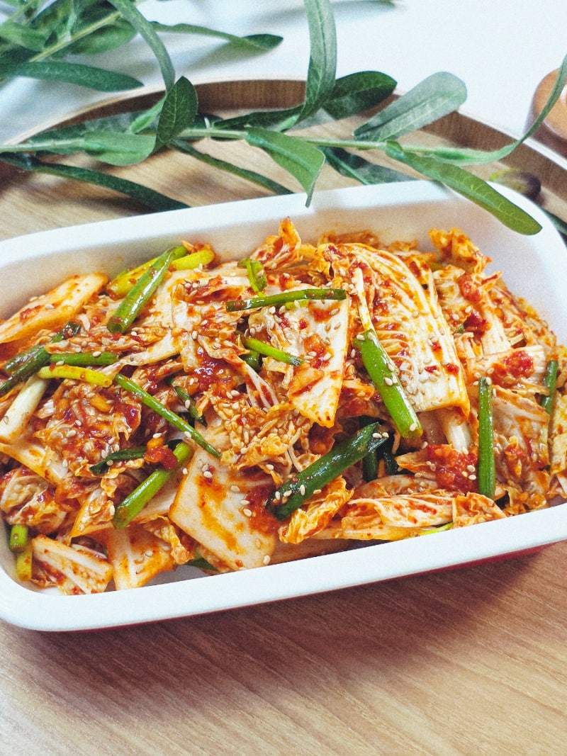 정호영 알배기 배추 겉절이, 절이지 않고 5분 완성! 만능 겉절이 양념장 레시피
