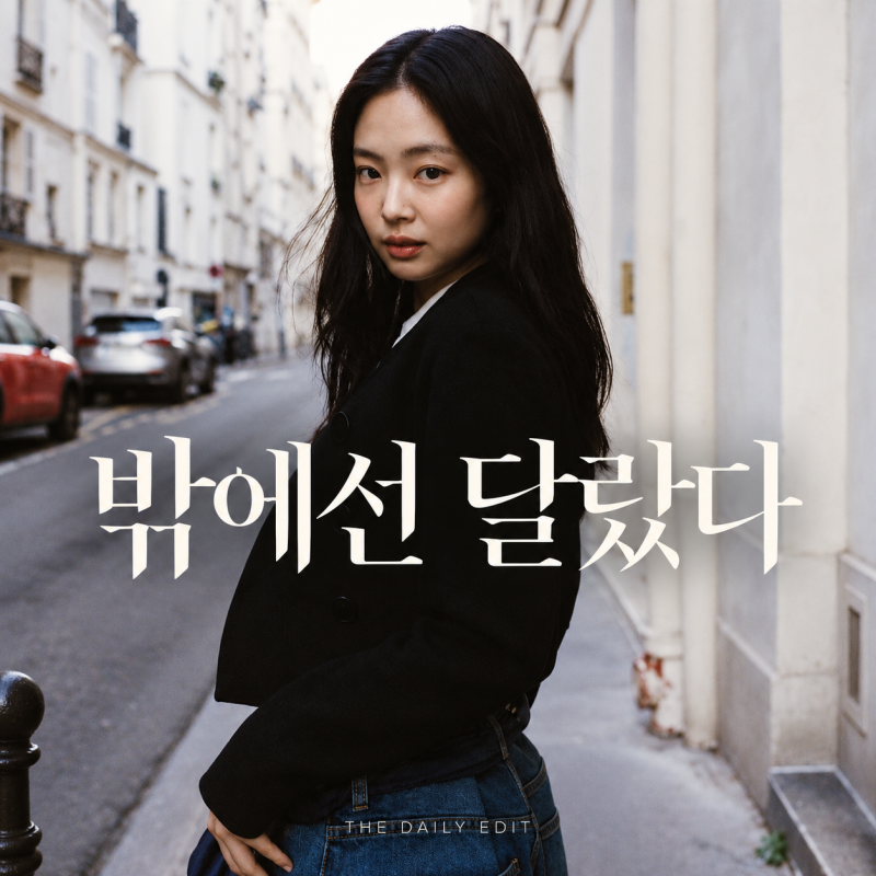 쇼장에선 샤넬, 밖에선 배기데님… 제니 파리 사복은 달랐다