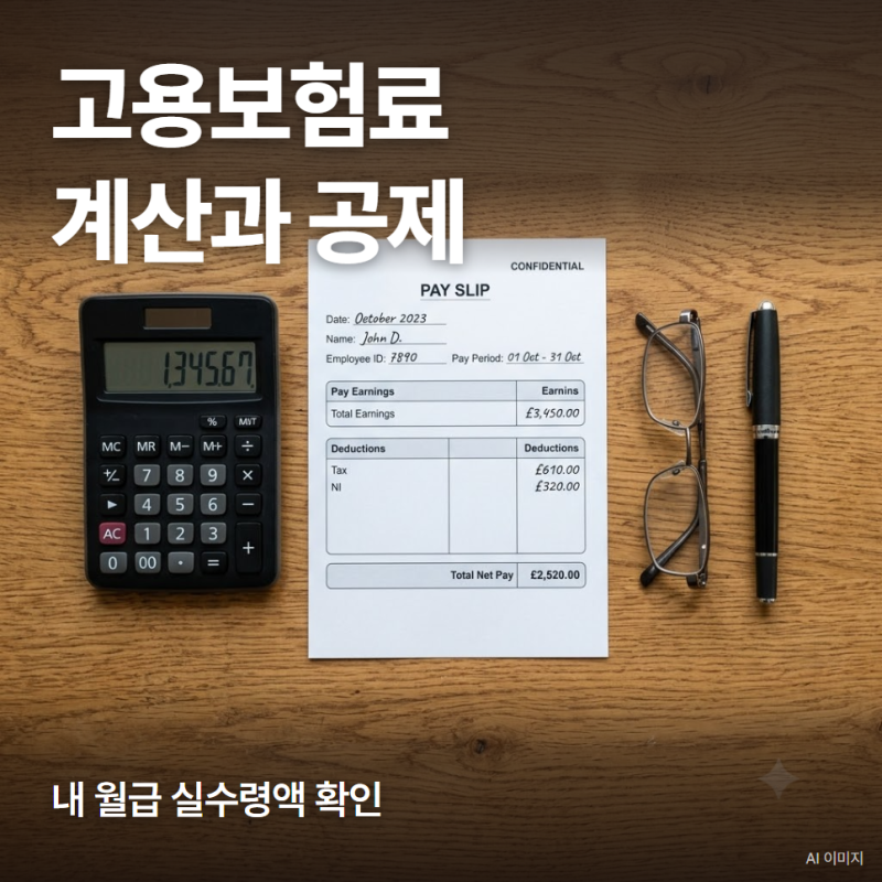 고용보험계산 어떻게 하나요