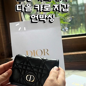디올 카로 글리신 지갑 3개월 사용 후기 I 디자인·수납력 솔직 리뷰