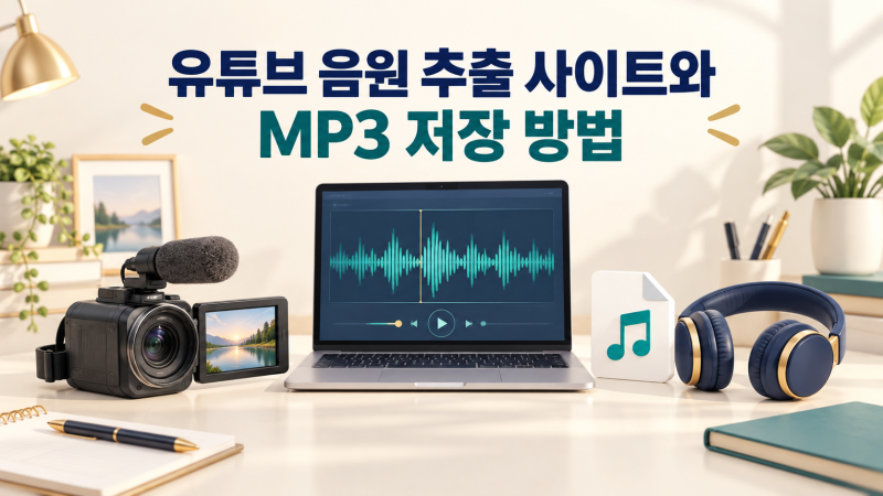 유튜브 음원 추출 방법, MP3 저장 전 이것부터 확인하세요